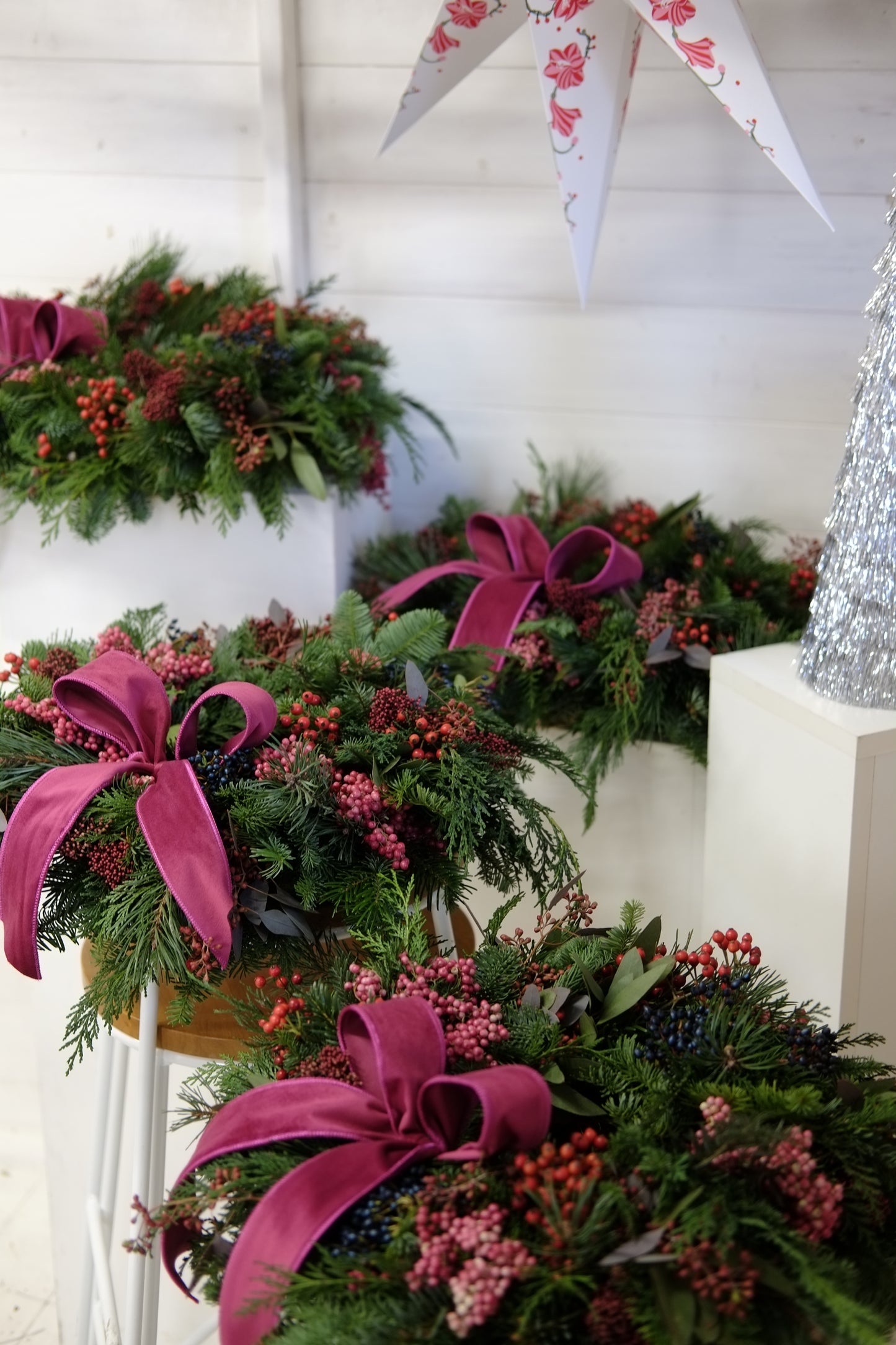 Home Christmas Wreath Workshop - Deposit